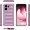 Phonesta GripShell Silicone Back Cover hoesje voor Oppo Reno13 F 4G/5G / Reno13 FS 5G - Paars 3
