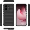 Phonesta GripShell Silicone Back Cover hoesje voor Oppo Reno13 F 4G/5G / Reno13 FS 5G - Zwart 3