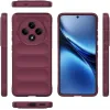Phonesta GripShell Silicone Back Cover hoesje voor Oppo Reno12 F/Reno12 FS - Bordeaux 3