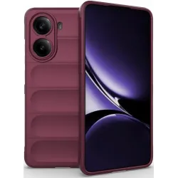 Phonesta GripShell Silicone Back Cover hoesje voor Xiaomi Poco X7 Pro - Bordeaux