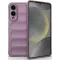 Phonesta GripShell Silicone Back Cover hoesje voor Samsung Galaxy S25 Edge - Paars