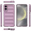 Phonesta GripShell Silicone Back Cover hoesje voor Samsung Galaxy S25 Edge - Paars 3