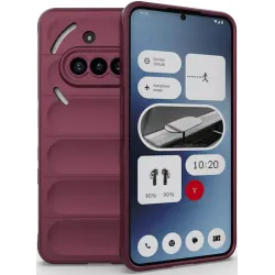 Phonesta GripShell Silicone Back Cover hoesje voor Nothing Phone (3a) - Bordeaux