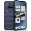 Phonesta GripShell Silicone Back Cover hoesje voor Nothing Phone (3a) - Donkerblauw