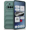 Phonesta GripShell Silicone Back Cover hoesje voor Nothing Phone (3a) - Donkergroen