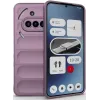 Phonesta GripShell Silicone Back Cover hoesje voor Nothing Phone (3a) - Paars