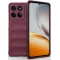 Phonesta GripShell Silicone Back Cover hoesje voor Motorola Edge 60 Pro - Bordeaux