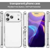 Phonesta HybridAir Back Cover hoesje voor Apple iPhone 17 Pro Max - Transparant 2