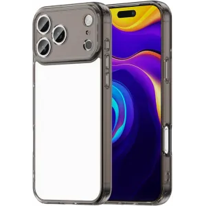 Phonesta HybridAir Back Cover hoesje voor Apple iPhone 17 Pro Max - Zwart