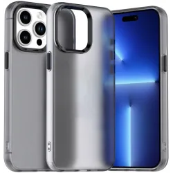 Phonesta HardFrost Back Cover hoesje voor Apple iPhone 15 Pro Max - Mat Zwart