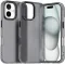 Phonesta HardFrost Back Cover hoesje voor Apple iPhone 16 - Mat Zwart