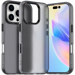 Phonesta HardFrost Back Cover hoesje voor Apple iPhone 16 Pro - Mat Zwart