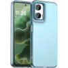 Phonesta HardFrost Back Cover hoesje voor Motorola Moto G35 - Mat Blauw