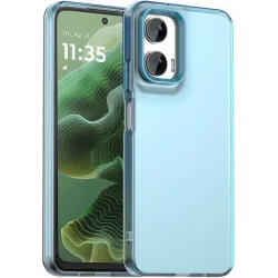 Phonesta HardFrost Back Cover hoesje voor Motorola Moto G35 - Mat Blauw