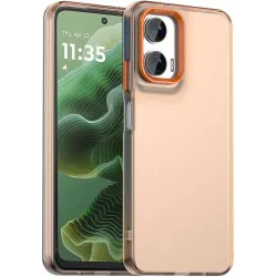 Phonesta HardFrost Back Cover hoesje voor Motorola Moto G35 - Mat Oranje