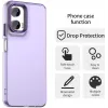 Phonesta HardFrost Back Cover hoesje voor Motorola Moto G35 - Mat Paars 4