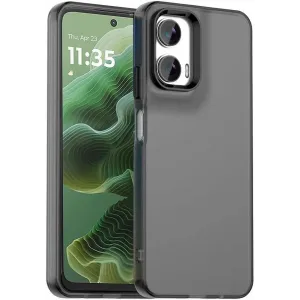 Phonesta HardFrost Back Cover hoesje voor Motorola Moto G35 - Mat Zwart