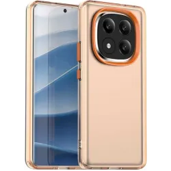 Phonesta HardFrost Back Cover hoesje voor Xiaomi Redmi Note 14 Pro Plus - Mat Oranje