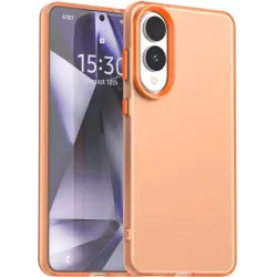 Phonesta HardFrost Back Cover hoesje voor Samsung Galaxy S25 Edge - Mat Oranje
