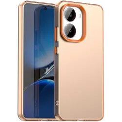 Phonesta HardFrost Back Cover hoesje voor Xiaomi Poco X7 Pro - Mat Oranje