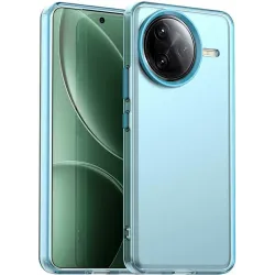 Phonesta HardFrost Back Cover hoesje voor Xiaomi Poco F7 Ultra - Mat Blauw