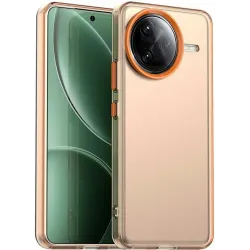 Phonesta HardFrost Back Cover hoesje voor Xiaomi Poco F7 Ultra - Mat Oranje