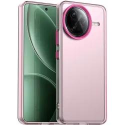 Phonesta HardFrost Back Cover hoesje voor Xiaomi Poco F7 Ultra - Mat Roze