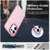 Phonesta HardFrost Back Cover hoesje voor Oppo Reno13 - Mat Roze 2