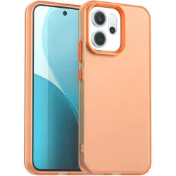 Phonesta HardFrost Back Cover hoesje voor Oppo Reno14 - Mat Oranje
