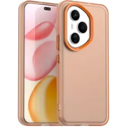 Phonesta HardFrost Back Cover hoesje voor HONOR 400 Pro - Mat Oranje