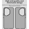 Phonesta HardFrost Back Cover hoesje voor HONOR 400 Pro - Mat Zwart 4