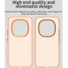 Phonesta HardFrost Back Cover hoesje voor Xiaomi Redmi Note 15 Pro Plus / Xiaomi Poco M8 Pro - Mat Oranje 2
