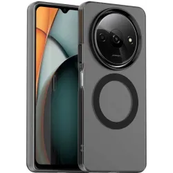 Phonesta HardFrost Back Cover hoesje met MagSafe voor Xiaomi Redmi A3 - Mat Zwart