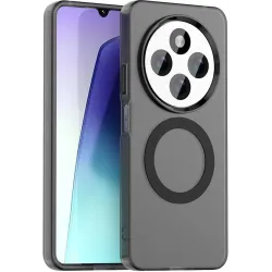 Phonesta HardFrost Back Cover hoesje met MagSafe voor Xiaomi Redmi 14C / Xiaomi Poco C75 - Mat Zwart