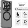 Phonesta HardFrost Back Cover hoesje met MagSafe voor Xiaomi Redmi Note 14 Pro Plus - Mat Zwart 4