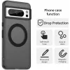 Phonesta HardFrost Back Cover hoesje met MagSafe voor Google Pixel 8 Pro - Mat Zwart 4