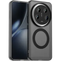 Phonesta HardFrost Back Cover hoesje met MagSafe voor Xiaomi 14 Ultra - Mat Zwart