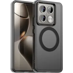 Phonesta HardFrost Back Cover hoesje met MagSafe voor Xiaomi 14T Pro - Mat Zwart