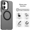 Phonesta HardFrost Back Cover hoesje met MagSafe voor Xiaomi Redmi 13C 4G/5G / Xiaomi Poco C65 - Mat Zwart 4
