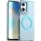 Phonesta HardFrost Back Cover hoesje met MagSafe voor Motorola Moto G35 - Mat Blauw