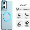 Phonesta HardFrost Back Cover hoesje met MagSafe voor Motorola Moto G35 - Mat Blauw 2