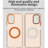Phonesta HardFrost Back Cover hoesje met MagSafe voor Motorola Moto G35 - Mat Oranje 6