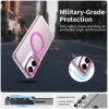 Phonesta HardFrost Back Cover hoesje met MagSafe voor Motorola Moto G35 - Mat Roze 3