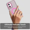 Phonesta HardFrost Back Cover hoesje met MagSafe voor Motorola Moto G35 - Mat Roze 5