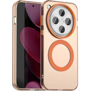 Phonesta HardFrost Back Cover hoesje met MagSafe voor Oppo Find X8 Pro - Mat Oranje
