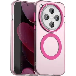 Phonesta HardFrost Back Cover hoesje met MagSafe voor Oppo Find X8 Pro - Mat Roze