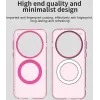 Phonesta HardFrost Back Cover hoesje met MagSafe voor Oppo Find X8 Pro - Mat Roze 6