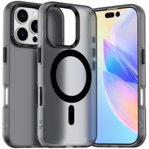 Phonesta HardFrost Back Cover hoesje met MagSafe voor Apple iPhone 16 Pro - Mat Zwart
