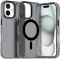 Phonesta HardFrost Back Cover hoesje met MagSafe voor Apple iPhone 16 - Mat Zwart