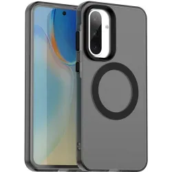 Phonesta HardFrost Back Cover hoesje met MagSafe voor Samsung Galaxy A36/A56 - Mat Zwart